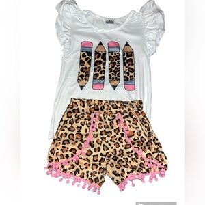 School themed short set